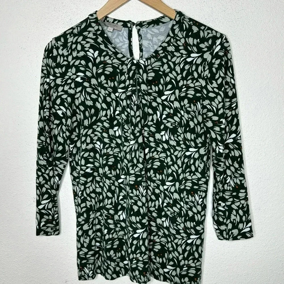 Hobbs London green petals tunic size Medium - Picture 3 of 6